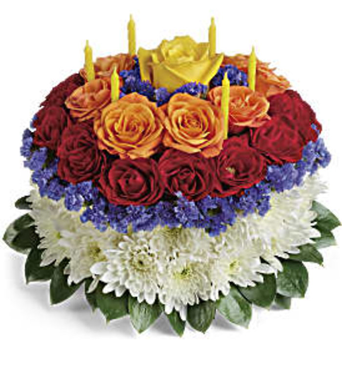 Your Wish Is Granted Birthday Cake Bouquet