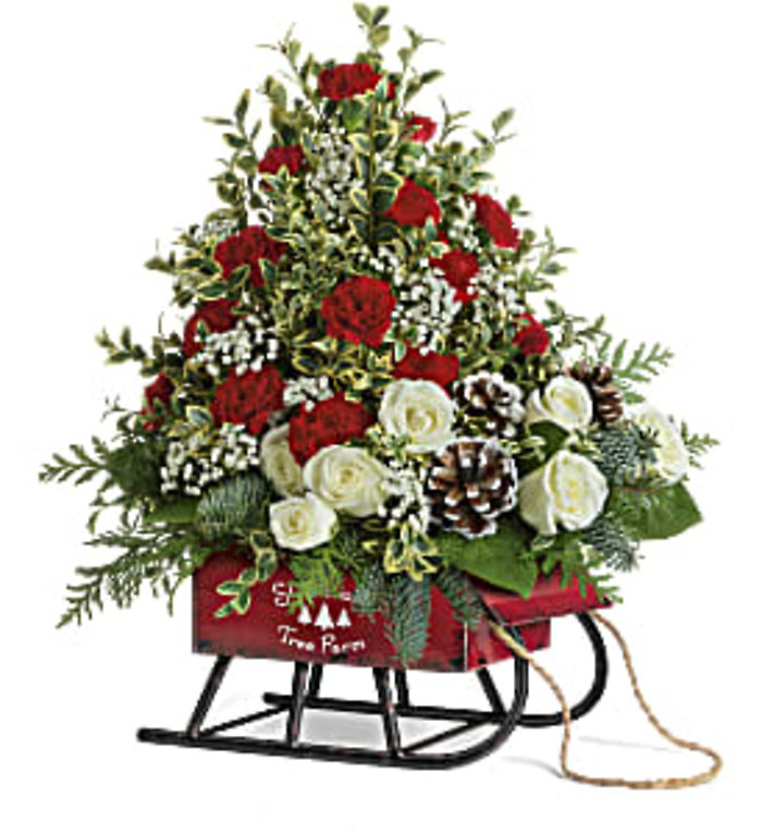 Snowy Sleigh Tree