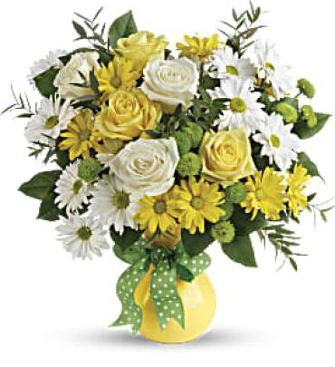 Daisies And Dots Bouquet