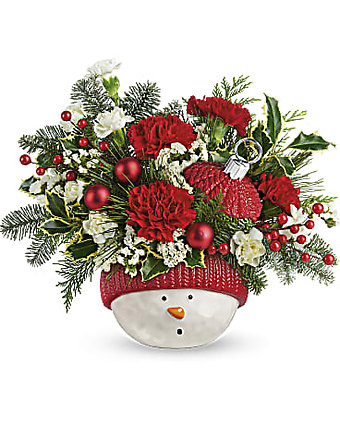 Snowman Ornament Arrangement