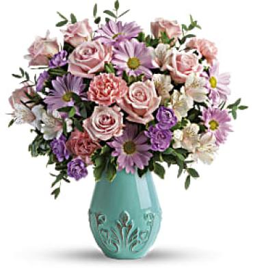 Blushing Aqua Bouquet