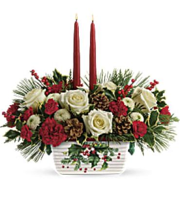 Halls Of Holly Centerpiece