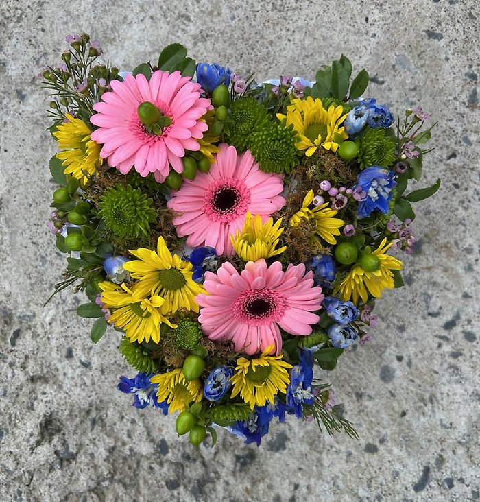 Garden Heart Pillow