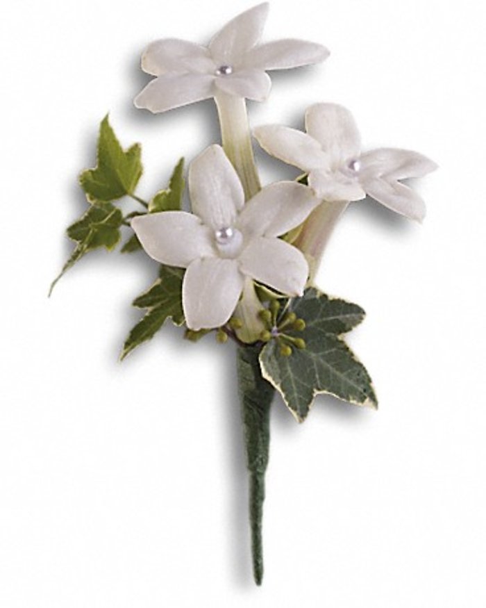 White Gloves Boutonniere