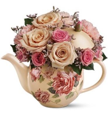 Victorian Teapot Bouquet