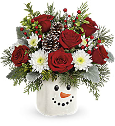 Smiling Snowman Bouquet