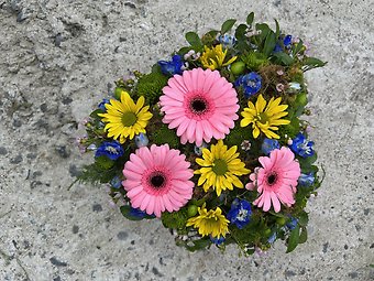 Garden Heart Pillow