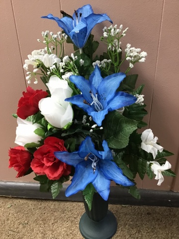 Silk Flower Cone