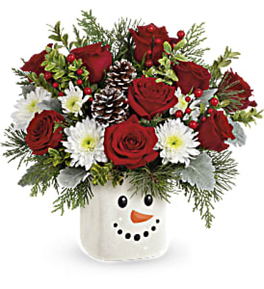 Smiling Snowman Bouquet