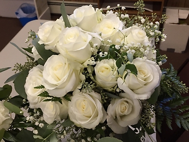 Pure White Bridal Bouquet