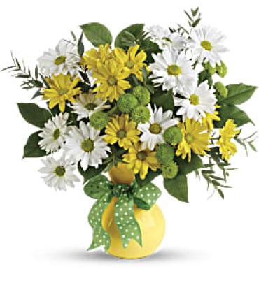 Daisies And Dots Bouquet