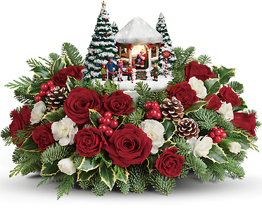 Thomas Kinkade's Jolly Santa Bouquet
