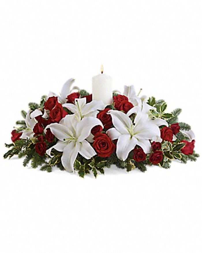Luminous Lilies Centerpiece
