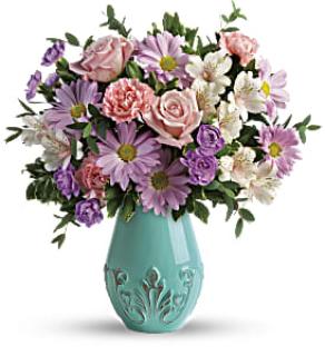 Blushing Aqua Bouquet