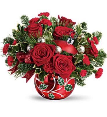Deck The Holly Ornament Bouquet