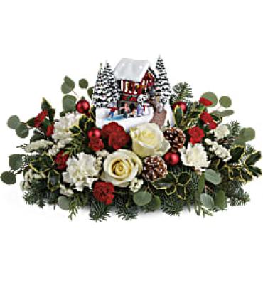Thomas Kinkade\'s Christmas Bridge Bouquet