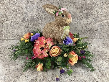 Rabbit in the Rose Garden