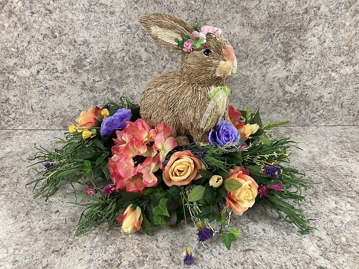 Rabbit in the Rose Garden