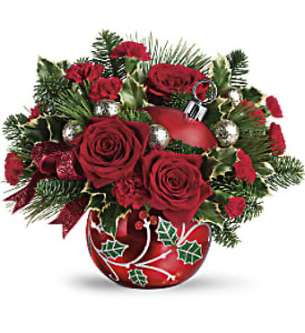 Deck The Holly Ornament Bouquet