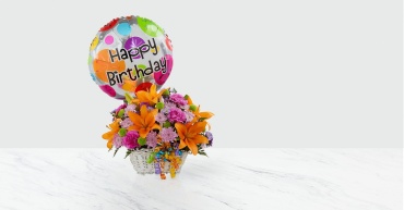 Happy Blooms Basket