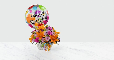 Happy Blooms Basket